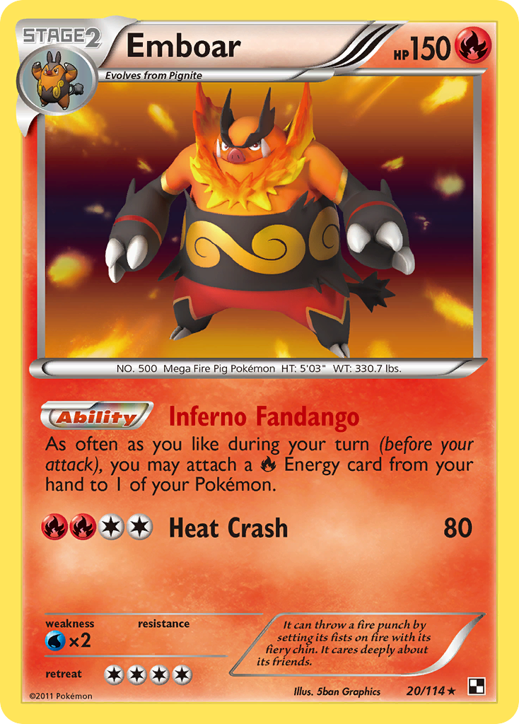 Emboar [Black & White] - Deck Out Gaming