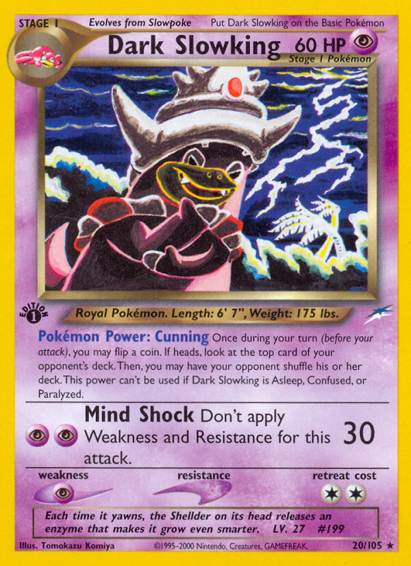 Dark Slowking (20/105) [Neo Destiny 1st Edition] - Deck Out Gaming