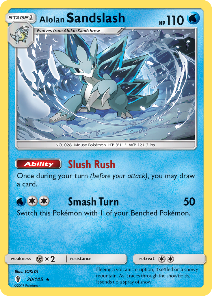 Alolan Sandslash (20) [SM - Guardians Rising] Reverse Holofoil - Deck Out Gaming