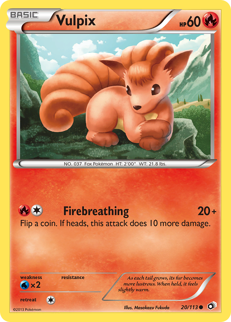 Vulpix (20) [Legendary Treasures] Reverse Holofoil - Deck Out Gaming