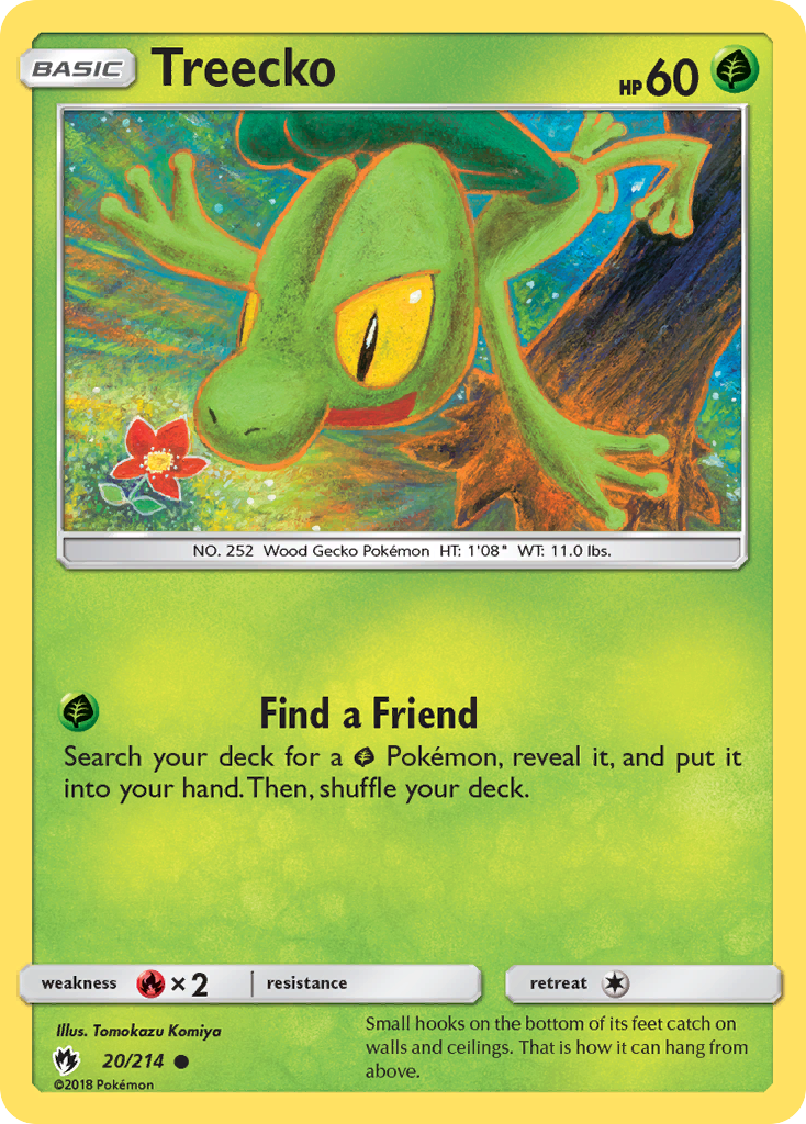 Treecko (20) [SM - Lost Thunder] - Deck Out Gaming