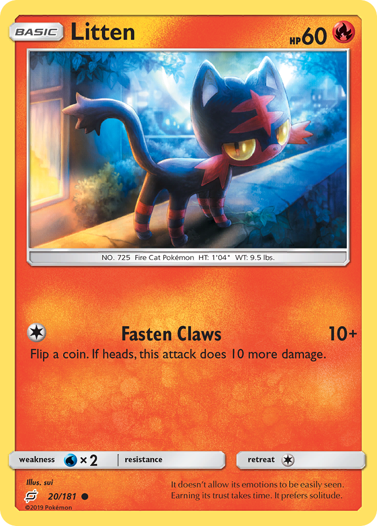 Litten (20/181) [Sun & Moon: Team Up] - Deck Out Gaming