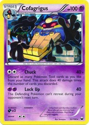 Cofagrigus - 52/108 (Cracked Ice Holo) (52) [Deck Exclusives] - Deck Out Gaming