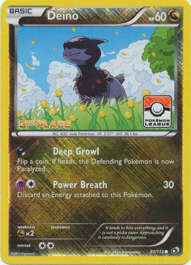 Deino - 97/113 (League Promo) [3rd Place] [League & Championship Cards] - Deck Out Gaming