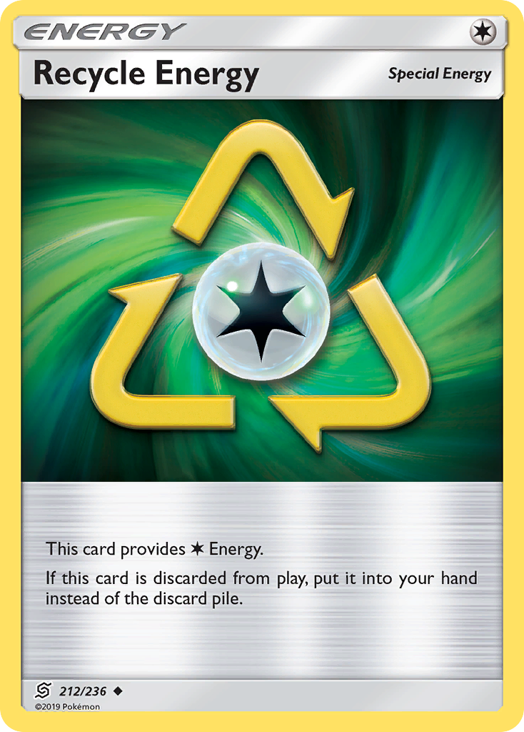 Recycle Energy (212/236) [Sun & Moon: Unified Minds] Reverse Holofoil