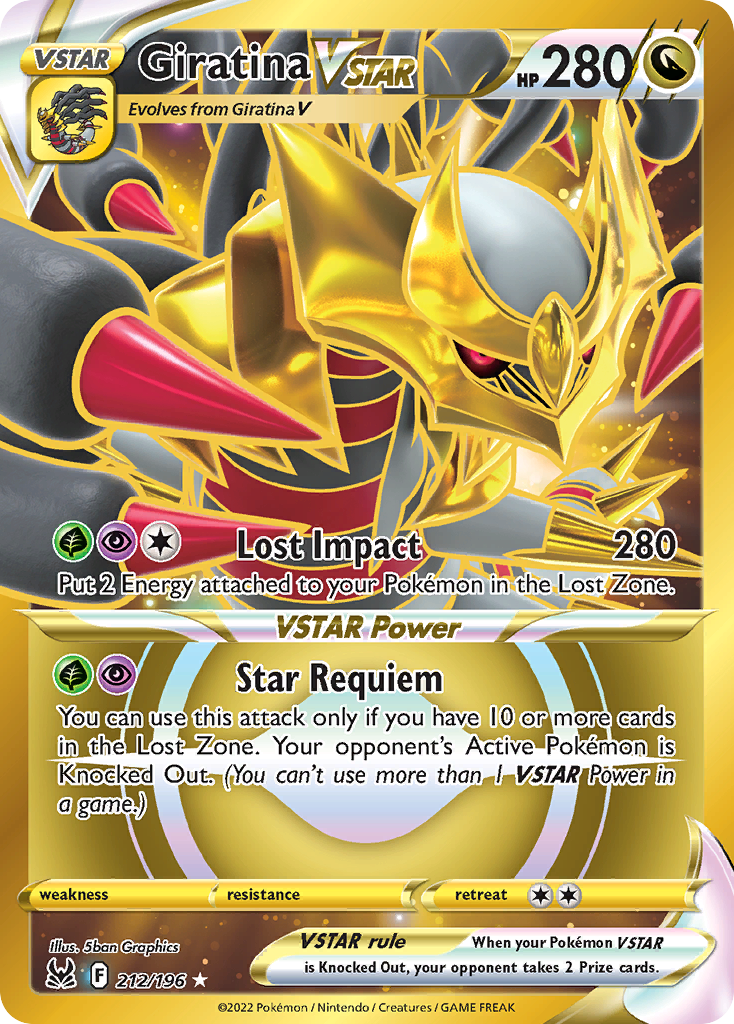 Giratina VSTAR (212/196) [Sword & Shield: Lost Origin] - Deck Out Gaming