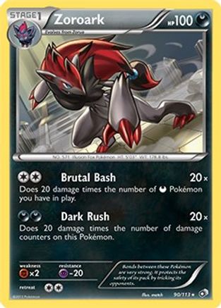 Zoroark (90/113) (Theme Deck Exclusive) [Black & White: Legendary Treasures] - Deck Out Gaming