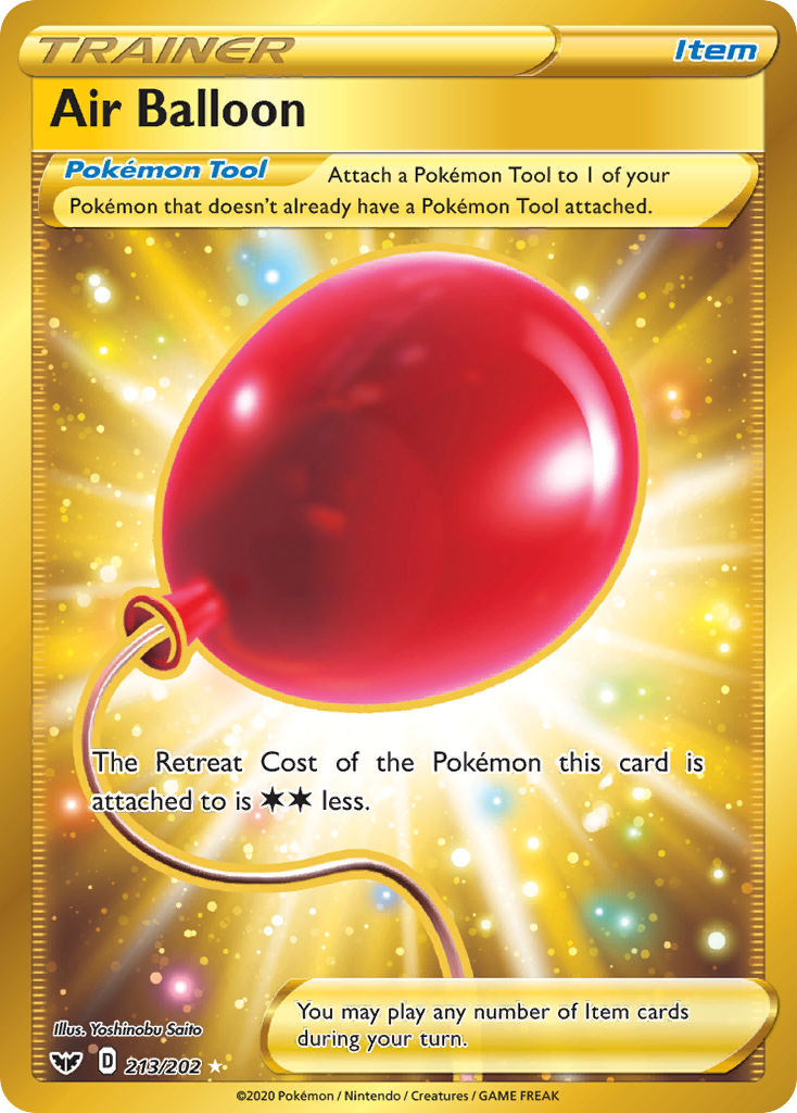 Air Balloon (Secret) (213/202) [SWSH01: Sword & Shield Base Set] - Deck Out Gaming