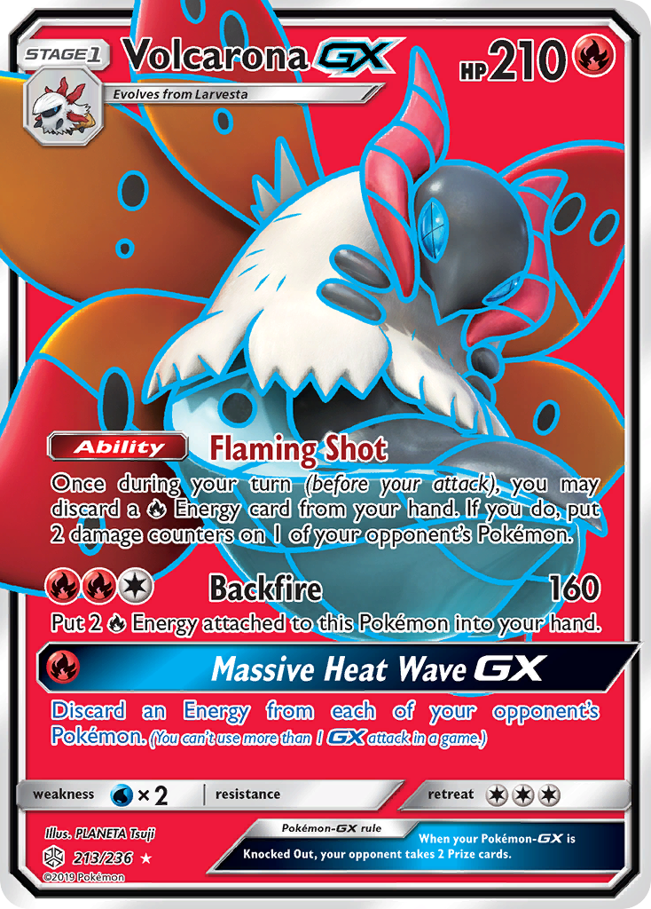 Volcarona GX (Full Art) (213/236) [SM - Cosmic Eclipse] - Deck Out Gaming