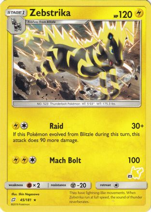 Zebstrika (23/60) [Battle Academy: Pikachu Deck] - Deck Out Gaming