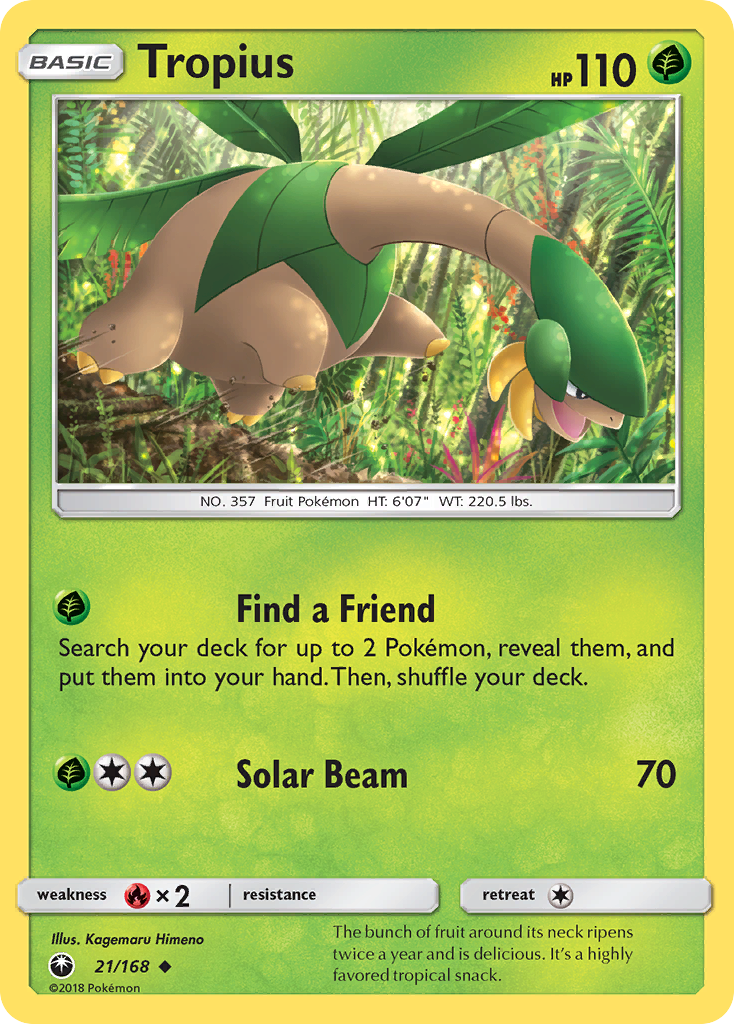 Tropius (21) [SM - Celestial Storm] Reverse Holofoil - Deck Out Gaming