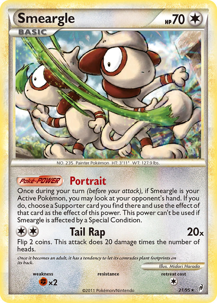 Smeargle (21) [Call of Legends] Reverse Holofoil - Deck Out Gaming