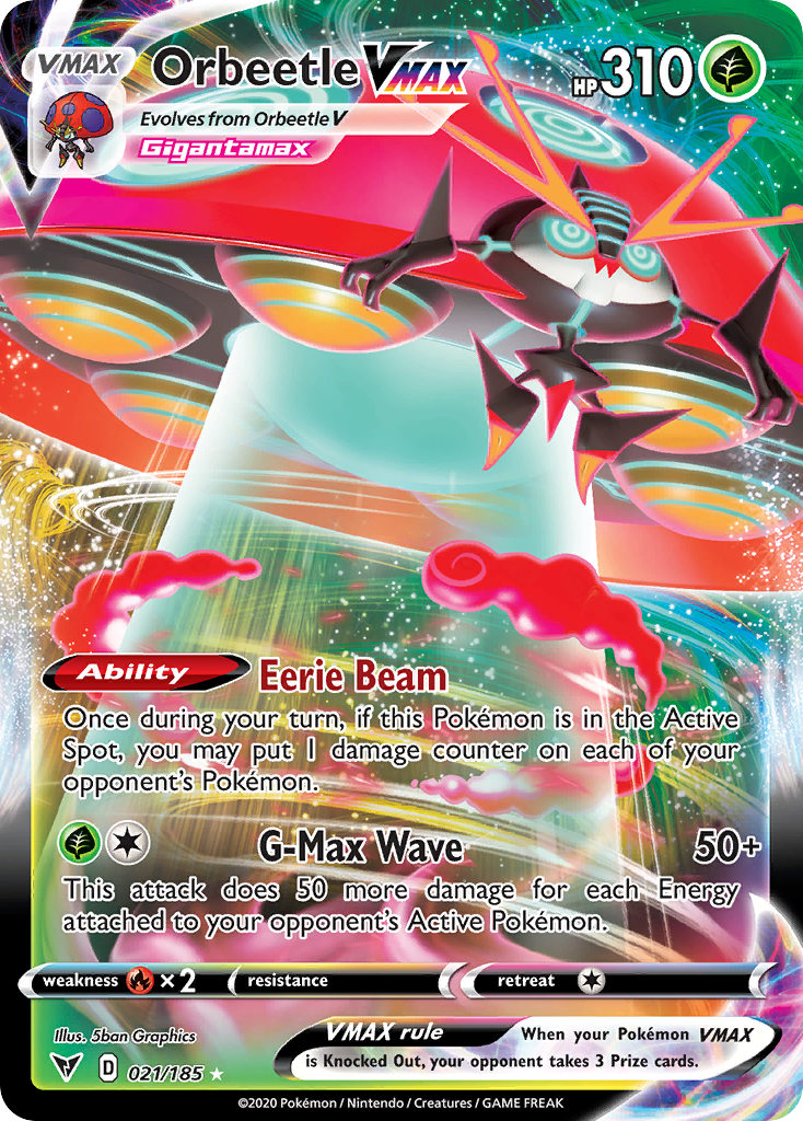 Orbeetle VMAX [SWSH04: Vivid Voltage] - Deck Out Gaming