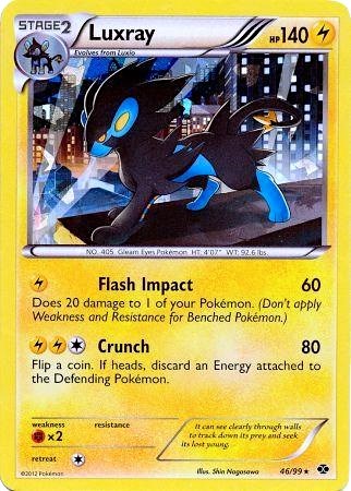 Luxray - 46/99 (Cracked Ice Holo) [Blister Exclusives] - Deck Out Gaming