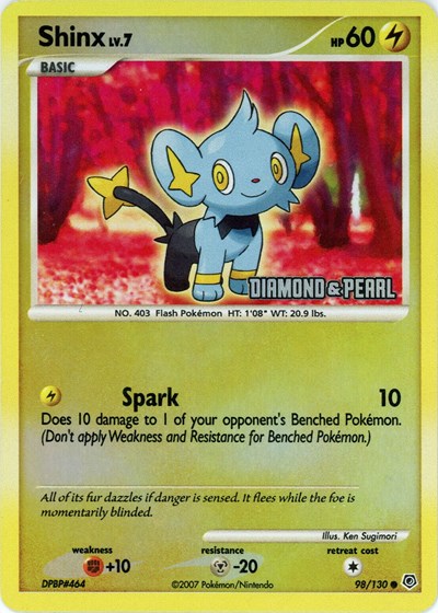 Shinx (Diamond & Pearl) [Burger King Promos] - Deck Out Gaming