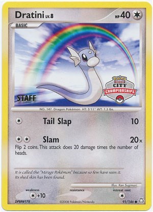 Dratini - 91/146 (City Championship Promo) [Staff] [League & Championship Cards] - Deck Out Gaming