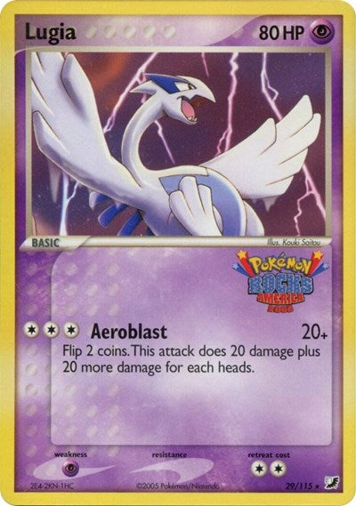 Lugia - 29/115 (Pokemon Rocks America) (29) [Miscellaneous Cards & Products] - Deck Out Gaming