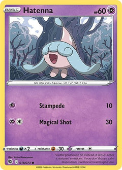 Hatenna [Champion's Path] Reverse Holofoil - Deck Out Gaming