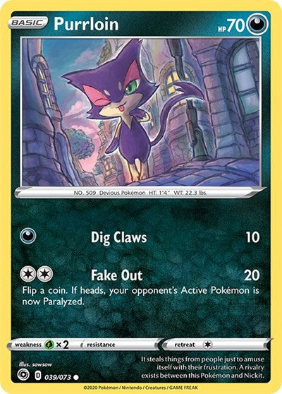 Purrloin [Champion's Path] Reverse Holofoil - Deck Out Gaming