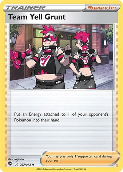 Team Yell Grunt [Champion's Path] Reverse Holofoil - Deck Out Gaming