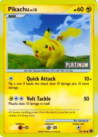 Pikachu (70/100) [Burger King Promos: 2009 Collection] - Deck Out Gaming