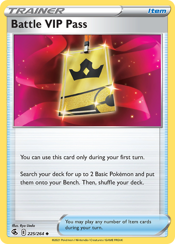 Battle VIP Pass (225/264) [Sword & Shield: Fusion Strike] - Deck Out Gaming