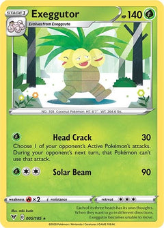 Exeggutor [SWSH04: Vivid Voltage] Reverse Holofoil - Deck Out Gaming