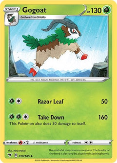 Gogoat [SWSH04: Vivid Voltage] Reverse Holofoil - Deck Out Gaming