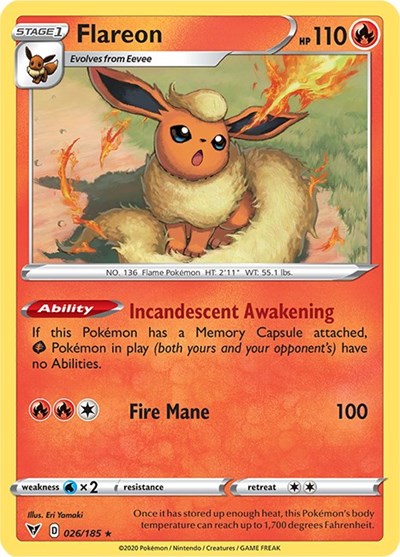 Flareon [SWSH04: Vivid Voltage] - Deck Out Gaming