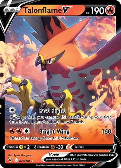 Talonflame V [SWSH04: Vivid Voltage] - Deck Out Gaming