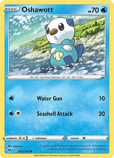 Oshawott [SWSH04: Vivid Voltage] Reverse Holofoil - Deck Out Gaming