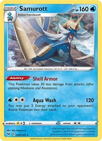 Samurott [SWSH04: Vivid Voltage] Reverse Holofoil - Deck Out Gaming