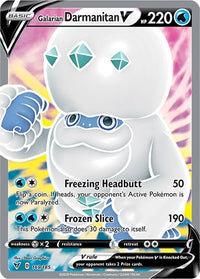 Galarian Darmanitan V (Full Art) [SWSH04: Vivid Voltage] - Deck Out Gaming