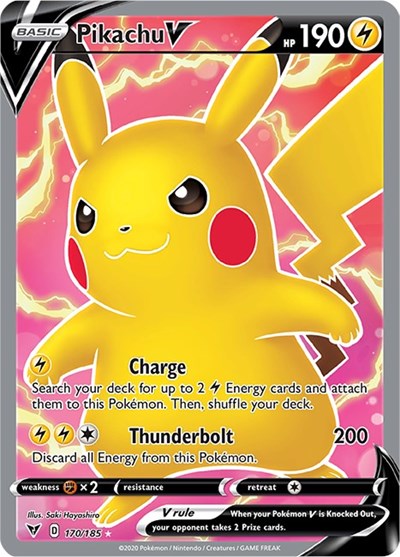 Pikachu V (Full Art) [SWSH04: Vivid Voltage] - Deck Out Gaming