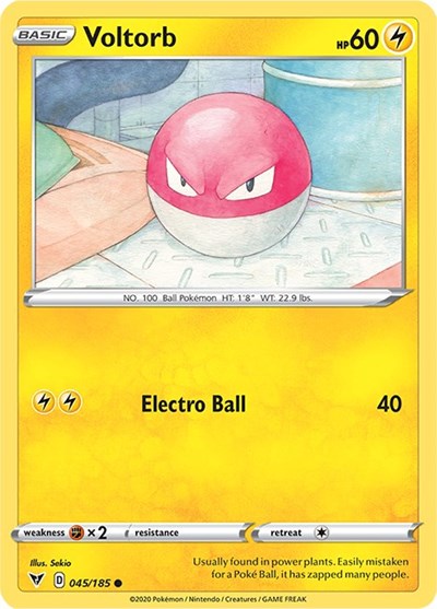 Voltorb [SWSH04: Vivid Voltage] Reverse Holofoil - Deck Out Gaming