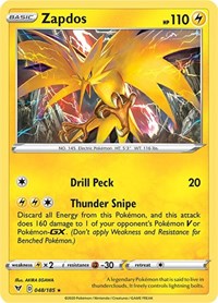 Zapdos [SWSH04: Vivid Voltage] - Deck Out Gaming