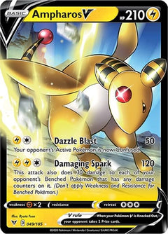 Ampharos V [SWSH04: Vivid Voltage] - Deck Out Gaming