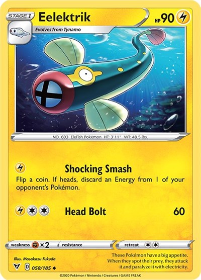 Eelektrik [SWSH04: Vivid Voltage] - Deck Out Gaming