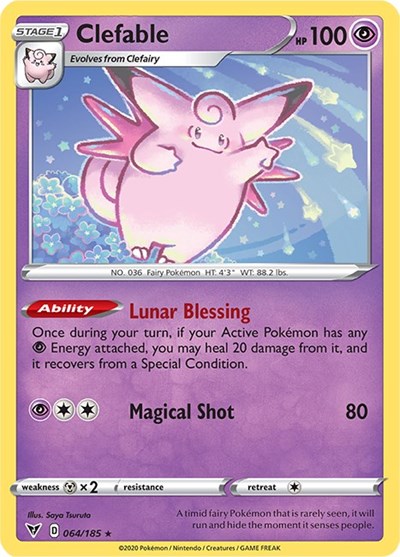 Clefable [SWSH04: Vivid Voltage] Reverse Holofoil - Deck Out Gaming