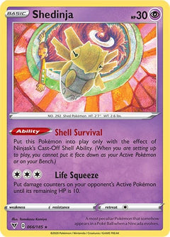 Shedinja [SWSH04: Vivid Voltage] Reverse Holofoil - Deck Out Gaming