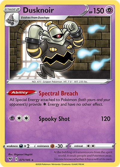 Dusknoir [SWSH04: Vivid Voltage] - Deck Out Gaming