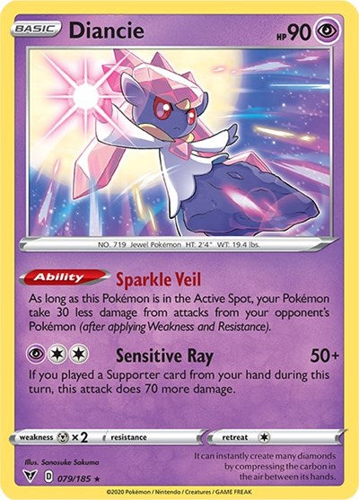 Diancie [SWSH04: Vivid Voltage] - Deck Out Gaming
