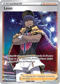 Leon (Full Art) [SWSH04: Vivid Voltage] - Deck Out Gaming