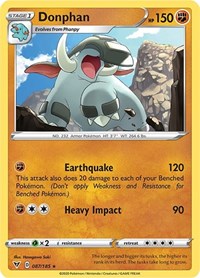 Donphan [SWSH04: Vivid Voltage] Reverse Holofoil - Deck Out Gaming