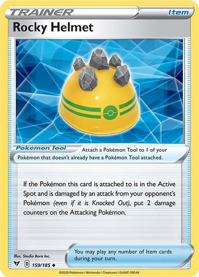 Rocky Helmet [SWSH04: Vivid Voltage] Reverse Holofoil - Deck Out Gaming