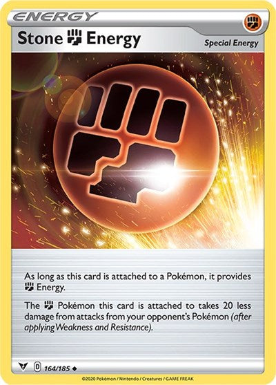 Stone Fighting Energy [SWSH04: Vivid Voltage] Reverse Holofoil - Deck Out Gaming