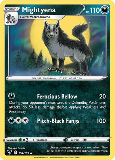 Mightyena [SWSH04: Vivid Voltage] Reverse Holofoil - Deck Out Gaming