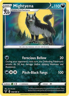 Mightyena [SWSH04: Vivid Voltage] Reverse Holofoil - Deck Out Gaming