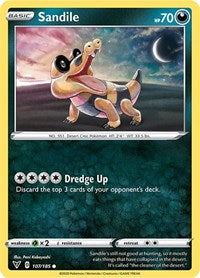 Sandile [SWSH04: Vivid Voltage] Reverse Holofoil – Deck Out Gaming