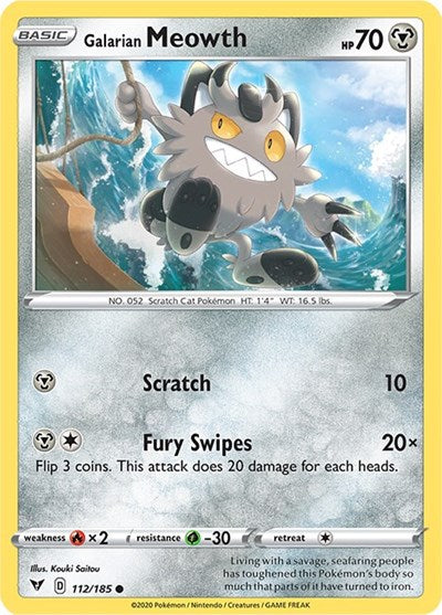 Galarian Meowth [SWSH04: Vivid Voltage] - Deck Out Gaming